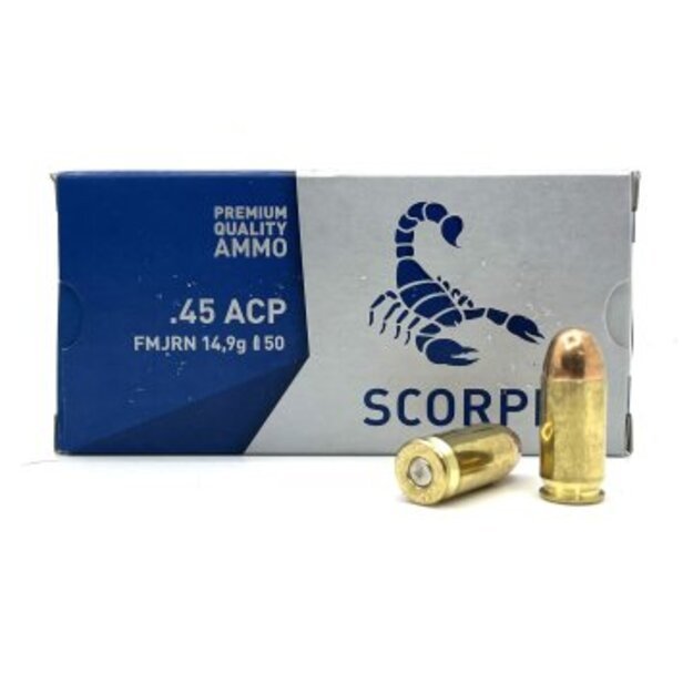 Šoviniai STV scorpio  .45 ACP