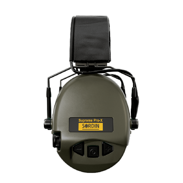 Sordin Supreme Pro-X-3B Slim SFA taktinės ausinės žalios 1