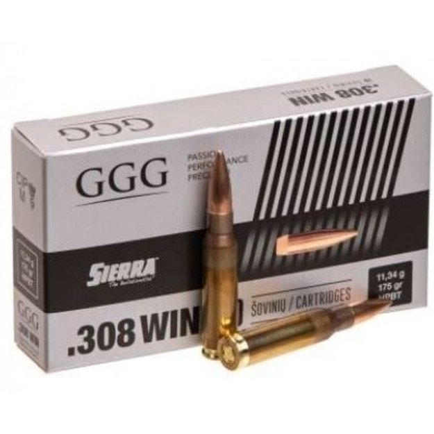 GGG 308Win. HPBT 175gr.