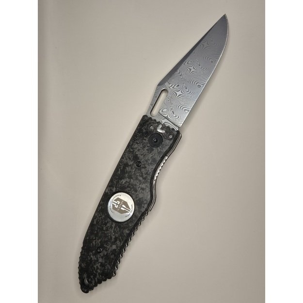 Hoffner Damascus “SNAP” Folding Knife