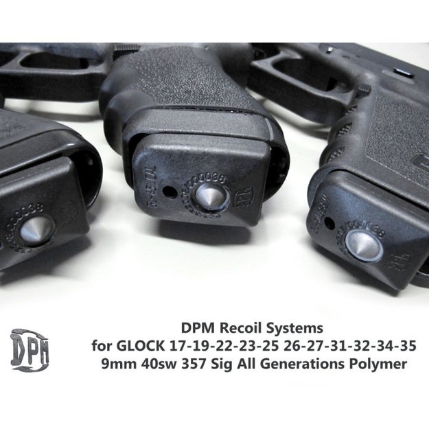 DPM Systems GLOCK sustiprintas dėtuvės padas (polimeras)