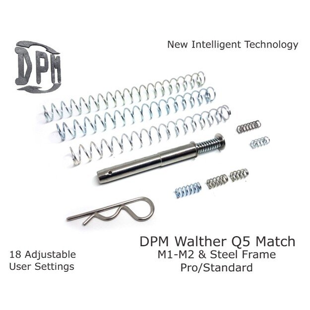 DPM SYSTEMS mechaninė atatrankos sumažinimo sistema WALTHER Q5 MATCH M1/M2 & Steel Frame Pro/Standard 5 