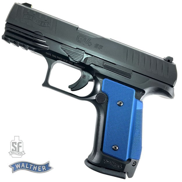 Walther Q5 | Q4 Match SF Thin Aluminium Grips Blue
